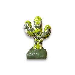 Handmade Talavera Cactus Statue | Medium Size Colorful Cultural Art -Pottery And Glassware il fullxfull.6462913762 ss6t