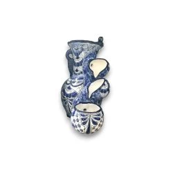 Handmade Talavera Fountain | Blue And White Mexican Ceramic Decor -Pottery And Glassware il fullxfull.6462982604 mq9b