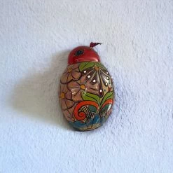 Handcrafted Talavera Ladybug Wall Art | Colorful Mexican Ceramic Decor (Medium) -Pottery And Glassware il fullxfull.6510826723 szwc