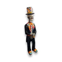 Talavera Catrin Statue | 33" Day Of The Dead Figurine -Pottery And Glassware il fullxfull.6604154874 pgkl
