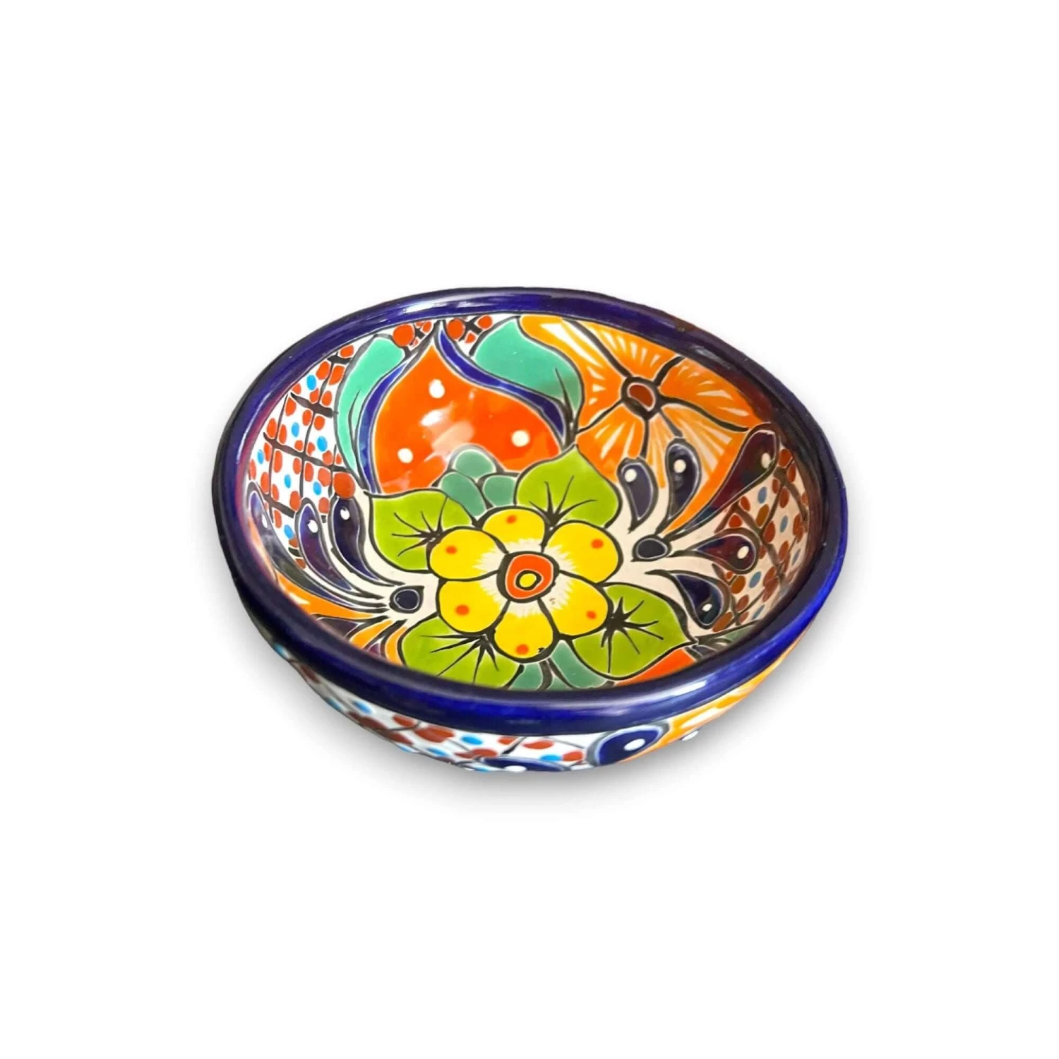 Talavera Salsa Bowl | Handcrafted Mexican Molcajete 4 Talavera Salsa Bowl | Handcrafted Mexican Molcajete - Image 4