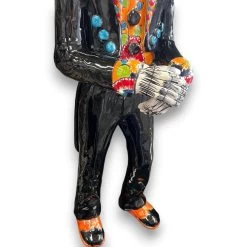 Talavera Catrin Statue | 33" Day Of The Dead Figurine -Pottery And Glassware il fullxfull.6652254061 p8pq