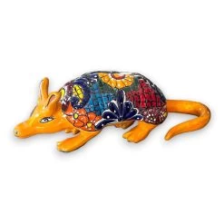 Talavera Armadillo Statue | Hand-Painted Mexican Folk Art Animal -Pottery And Glassware il fullxfull.6662001810 ro71