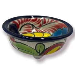Talavera Salsa Bowl | Hand-Painted Mexican Ceramic Sauce Dish -Pottery And Glassware mexican handmade talavera salsa bowl