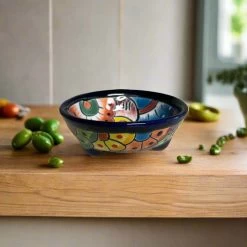 Small Talavera Salsa Bowl | Handmade Mexican Sauce Dish