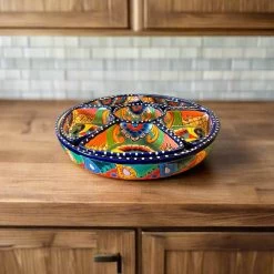 Custom Talavera Dinnerware Set | Hand-Painted Mexican Ceramic -Pottery And Glassware talavera sectional appetizer tray handcrafted pottery 77bc26f1 55a8 4b36 a054 cc5105e910ff