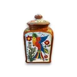 Talavera Bird Canister Set | Handmade Mexican Pottery -Pottery And Glassware talavera bird canister set mexican pottery 1