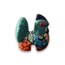 Talavera Chicken Pot Hanger | Small Handmade Mexican Garden Decor -Pottery And Glassware talavera chicken pot hanger mexican decor 1