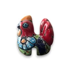 Talavera Chicken Pot Hanger | Small Handmade Mexican Garden Decor -Pottery And Glassware talavera chicken pot hanger mexican decor 2