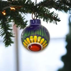 Talavera Christmas Ornaments | Festive Folk Art Decor 11 Talavera Christmas Ornaments | Festive Folk Art Decor -Pottery And Glassware talavera christmas ornament mexican folk art